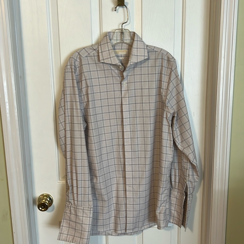 Michael Kors men’s dress shirt. Size 15 1/2, 32/33. Preowned.
